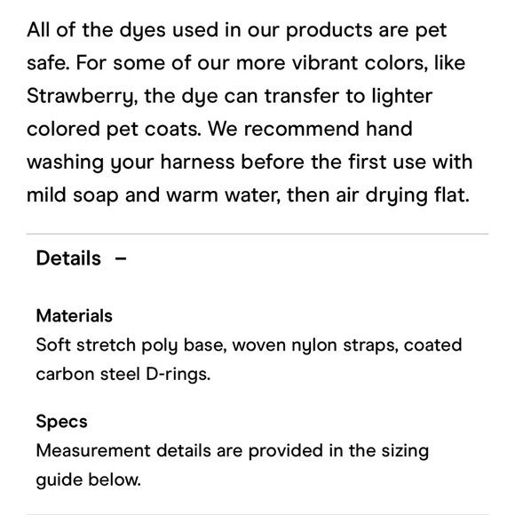 Wild One Dog Harness XS - Picture 6 of 7